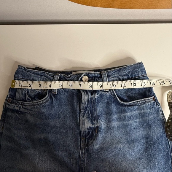 Reformation Tazz Maxi Denim Skirt with Slit - Size 24 - Picture 12 of 13